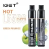 GREEN PLUM ICE – IGET HOT – 5500 PUFFS