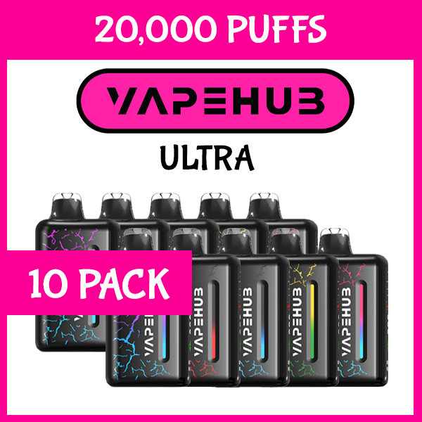 10 PACK – VAPEHUB ULTRA – 20000 PUFFS