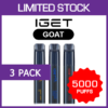 IGET GOAT – 5000 PUFFS – 3 PACK