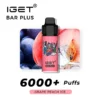 IGET BAR PLUS GRAPE PEACH ICE – 6000 PUFFS