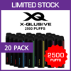 X-QLUSIVE – 2500 PUFFS – 20 PACK